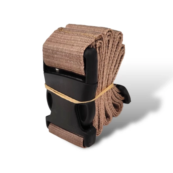 Premium Açık Kahverengi Valiz Kemeri 4 adet - 2