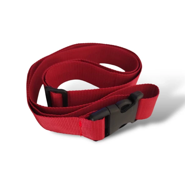 Premium Bordo Renk Valiz Kemeri 3 adet - 3