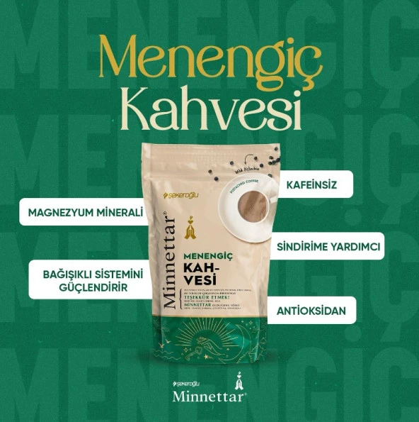 Şekeroğlu Minnettar Menengiç Kahvesi 5 X 1000 gr ( 5 Adet ) - 4