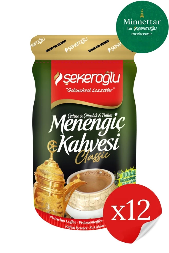 Şekeroğlu Sıvı Menengiç Kahvesi 12 X 600 gr