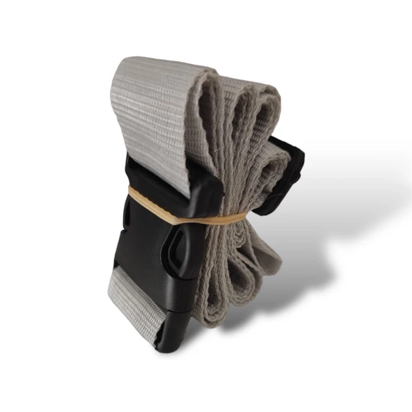 Premium  Açık Gri  Renk Valiz Kemeri 3 adet - Resim 2