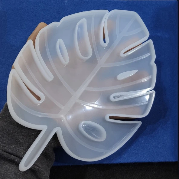 Yaprak Reçine Epoksi Kalıp - Bardak Altı -Kod:179 - Resim 3