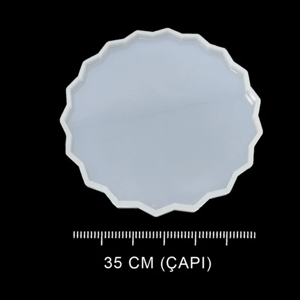 Tepsi Reçine Epoksi Kalıp - Güneş - T3 - 4