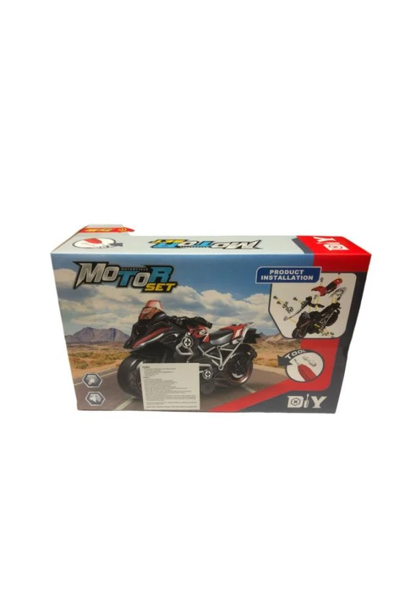 Asya Oyuncak Sesli-Işıklı Sürtmeli Motosiklet C5809-8080A-5 - 2