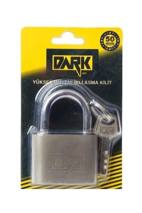 Dark Key Plus Yüksek Güvenlikli Asma Kilit 50 Mm