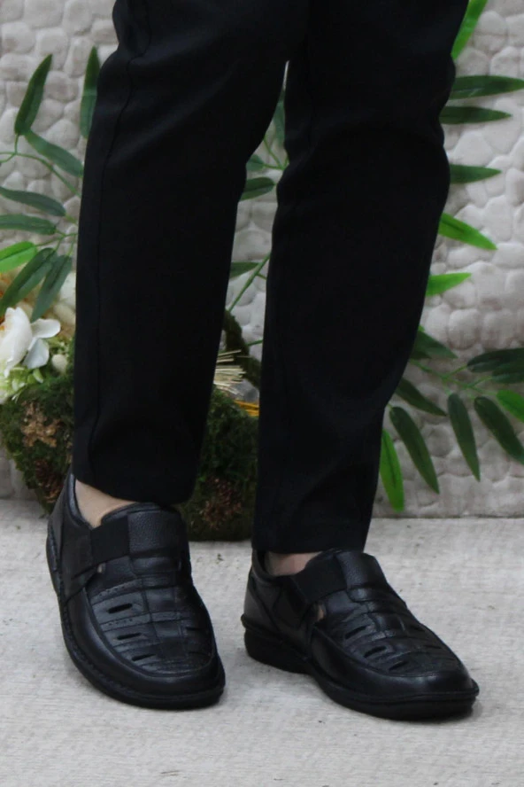 Mehmet Mete 2115 Siyah Alme Comfort İç Ve Dış Hakiki Deri Erkek Ayakkabı - Resim 2