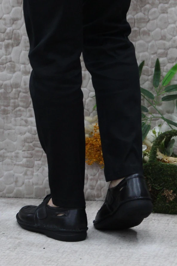 Mehmet Mete 2115 Siyah Alme Comfort İç Ve Dış Hakiki Deri Erkek Ayakkabı - Resim 4