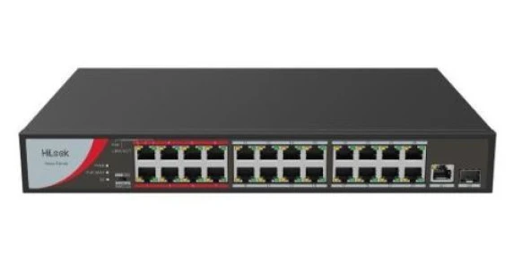 HILOOK NS-0326P-230B 24XFE+1XGE+1XGE/SFP YONETILEMEZ 230W POE SWITCH