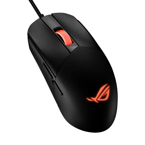 ASUS  ROG STRIX IMPACT III KABLOLU HAFIF 12000 DPI SENSÖR 5 FARKLI PRIGRAMLANABILIR TUS DEGISTIRILEBILIR SWITCH ÖRGÜLÜ KABLO FPS OYUNCU MOUSE - 2