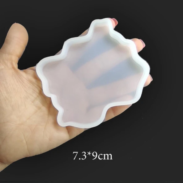 Bardak Altı Reçine Epoksi Kalıp - Dalgalı -Kod:57