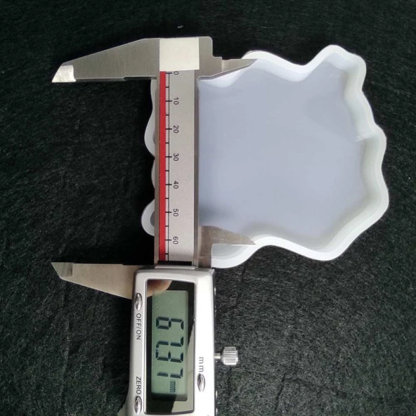 Bardak Altı Reçine Epoksi Kalıp - Dalgalı -Kod:57 - 3