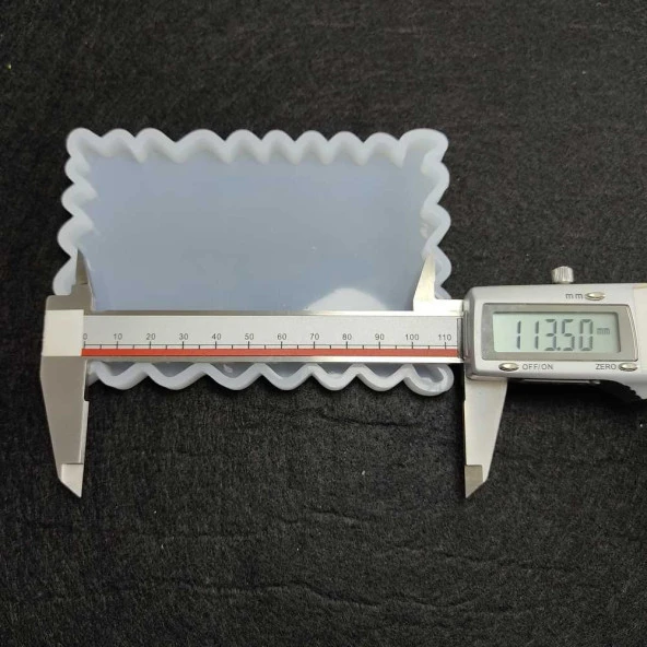 Bardak Altı Tırtıklı Epoksi,Mum,Sabun ve Beton Kalıbı -Kod: 33 - Resim 2