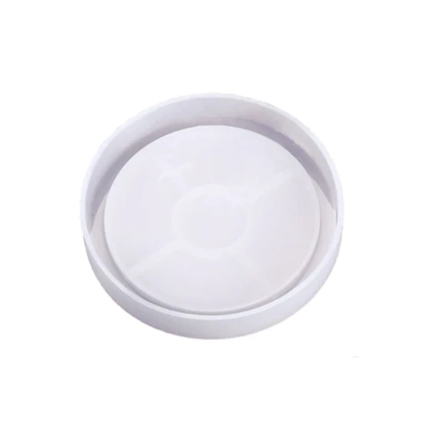 Yuvarlak Bardak Altı Reçine Epoksi, Mum, Sabun ve Beton Kalıbı - Kod: 19 - Resim 4