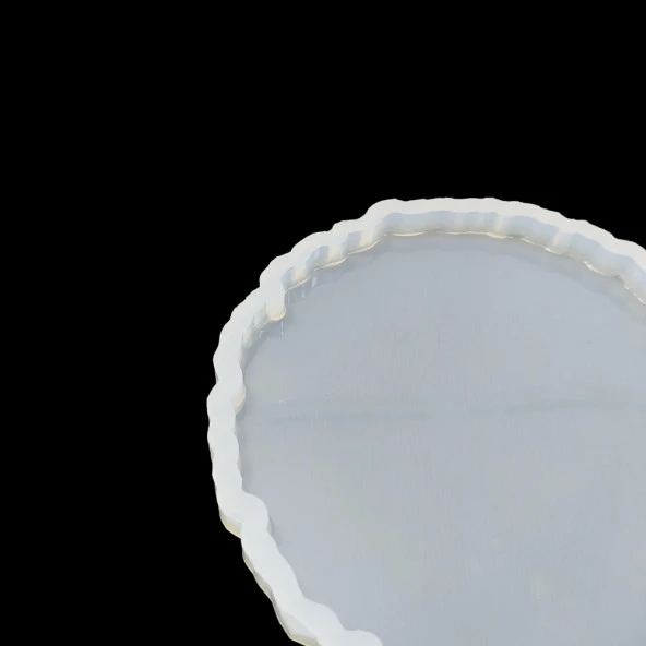 Tırtıklı Yuvarlak Bardak Altı Reçine Epoksi Kalıp - B1 - 2
