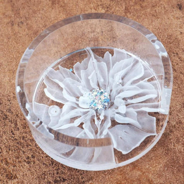 Bardak Altı Standı Epoksi Silikon Kalıp - Kod:321 - Resim 2