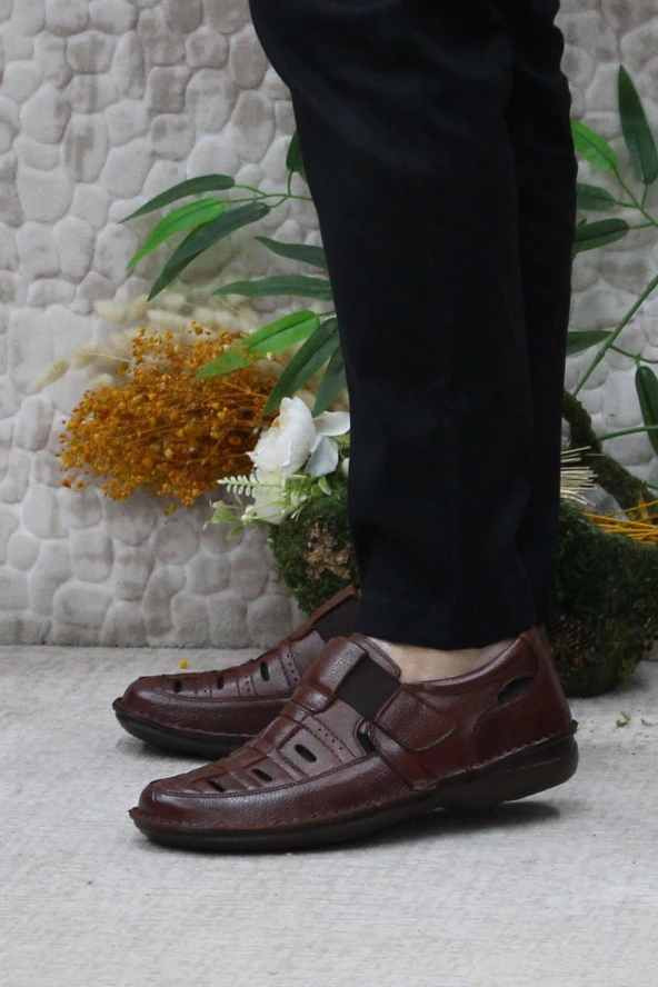 Mehmet Mete 2115 Taba Alme Comfort İç Ve Dış Hakiki Deri Erkek Ayakkabı - Resim 3