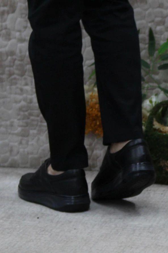 Mehmet Mete 800 Siyah Showmen Hakiki Deri Erkek Ayakkabı - Resim 4