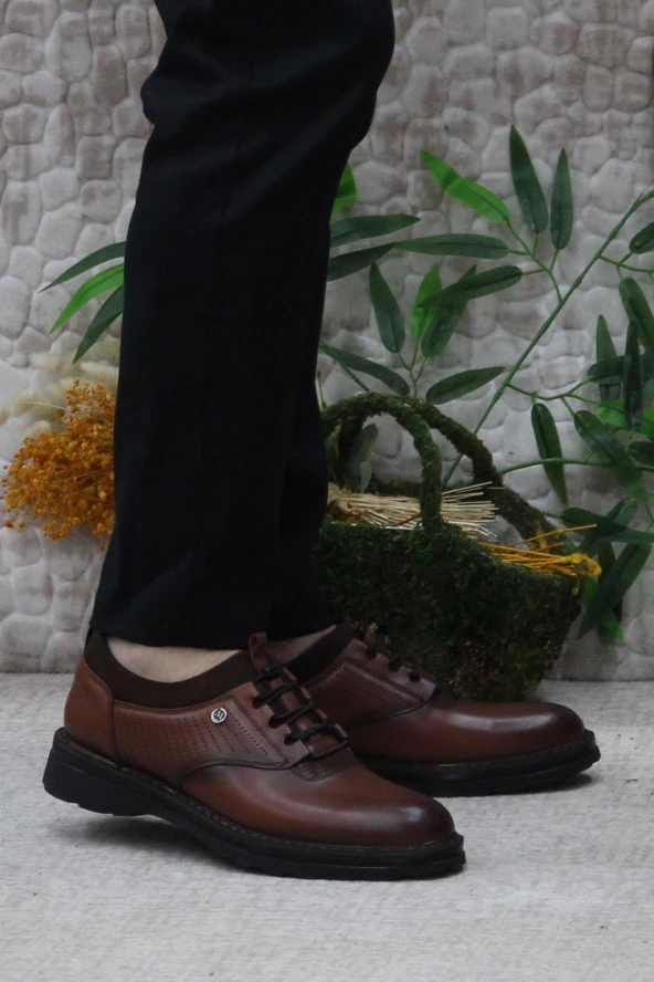 Mehmet Mete 185 Taba Marrka Hakiki Deri Erkek Ayakkabı ürün görseli