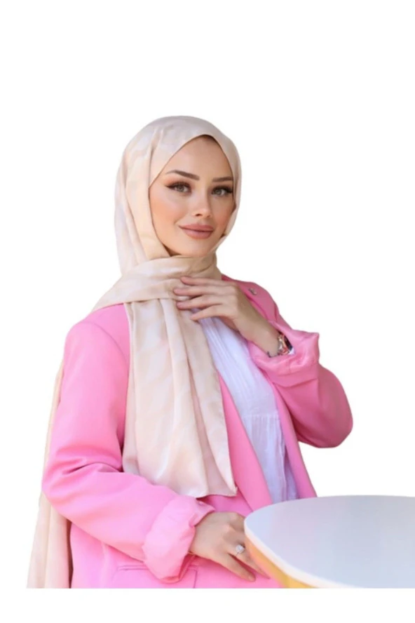 Suyolu Desen Pamuk Jakar Şal ( TAŞ ) - Resim 2