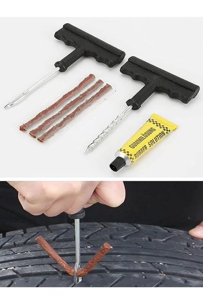 MOTOSİKLET LASTİĞİ TAMİR KİTİ - Resim 3