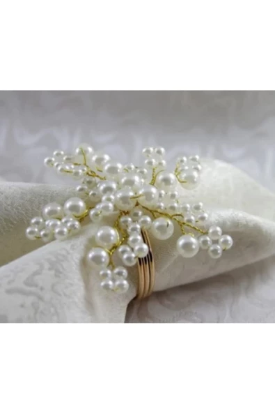 Inci Kar Tanesi Peçete Yüzüğü - 5