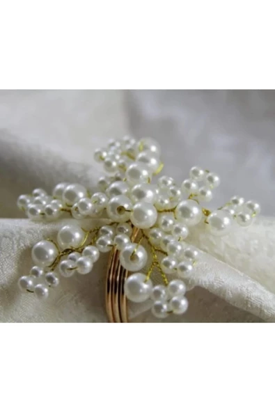 Inci Kar Tanesi Peçete Yüzüğü - 6