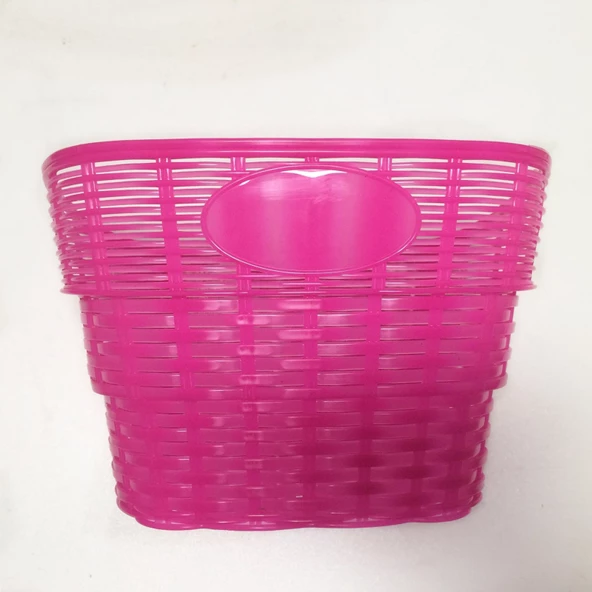 Bisiklet Ön Sepet Hasır Plastik Büyük Boy
