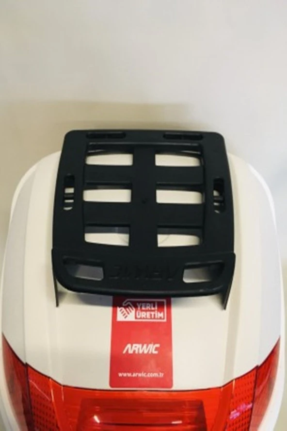 Motorsiklet Arka Çanta 32 Litre Beyaz Sırt Dayamalı Üst Tabakalı Full Set - Resim 2