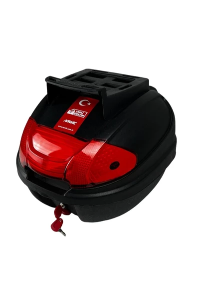 Arwic Motosiklet Arka Çanta 32 Litre Kargo Siyah Çanta - 6