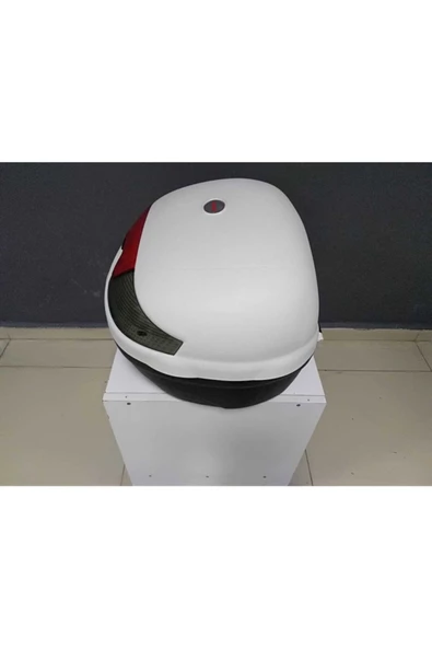 Arwic 46 Lt Motosiklet Arka Çanta Beyaz - Resim 3