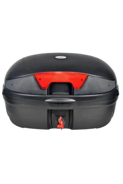 46 Lt Siyah Motosiklet Arka Çanta Sırtlıksız ürün görseli 1