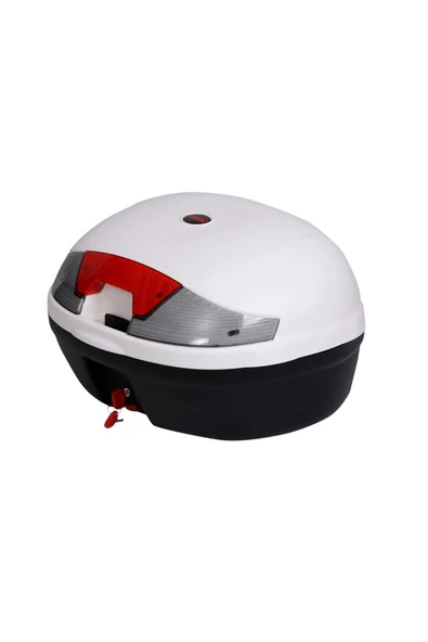 Motorsiklet Arka Çanta 46 Litre Beyaz - Resim 2