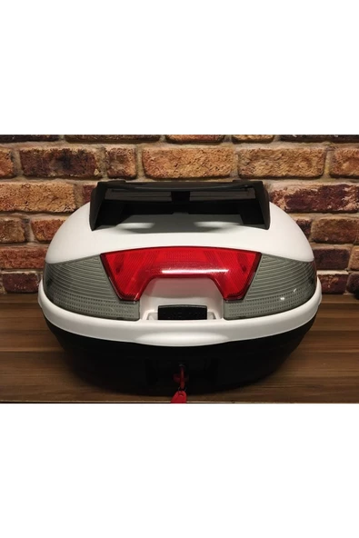 Motorsiklet Arka Çanta Arwıc 46 Litre Full Beyaz