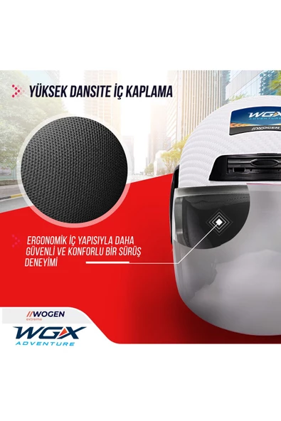 Ucuz Belgesiz Motosiklet Motorcu Yarım Kask Beyaz - 5