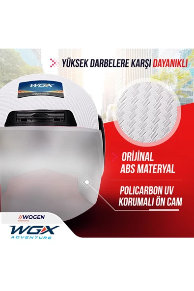 Ucuz Belgesiz Motosiklet Motorcu Yarım Kask Beyaz - 4