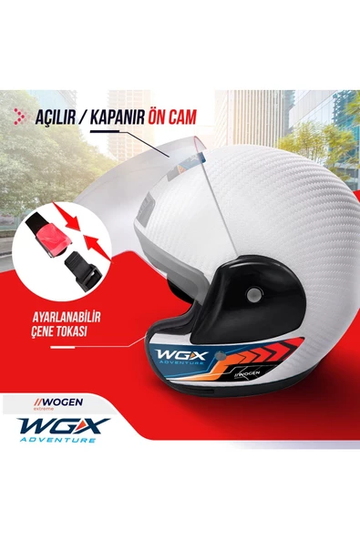 Ucuz Belgesiz Motosiklet Motorcu Yarım Kask Beyaz - 2