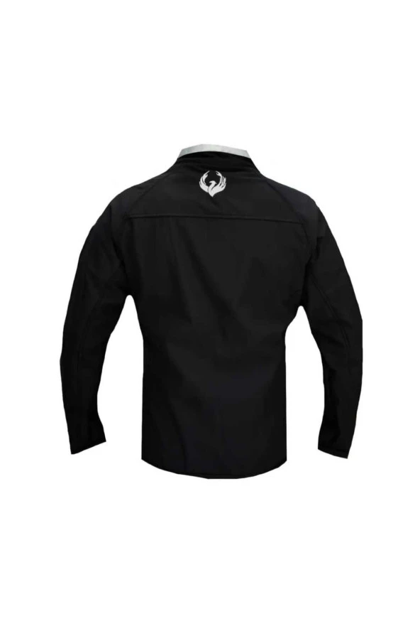 Softshell Su Ve Rüzgar Geçirmez Mont Siyah Yeni Sezon - 2
