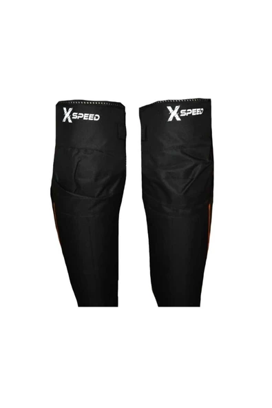 Korumalı Kürklü Rüzgar Geçirmez Kışlık Motorcu Dizlik (TURUNCU) - 2