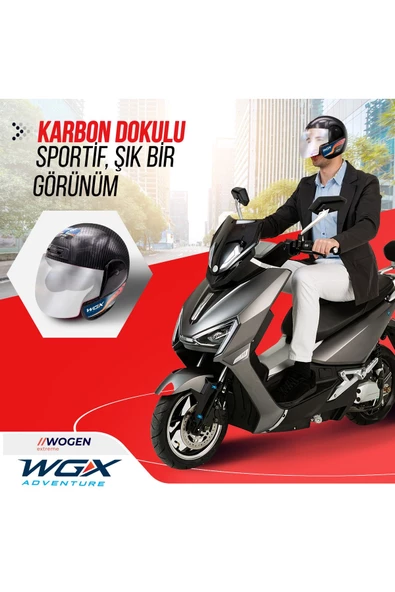 Ucuz Belgesiz Motosiklet Motorcu Yarım Kask Siyah - 3