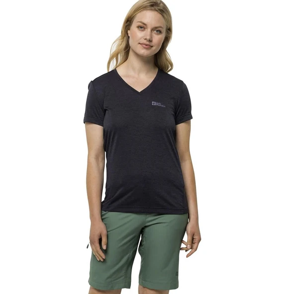 Jack Wolfskin 1801693 Crosstrail T Women Kadın Tişört - 2