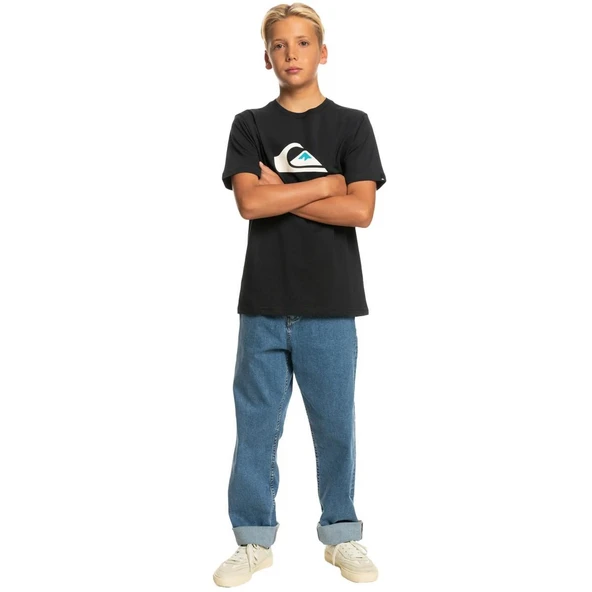 Quiksilver EQBZT04369 Comp Logo Ss Yth Erkek Çocuk Tişört - 4