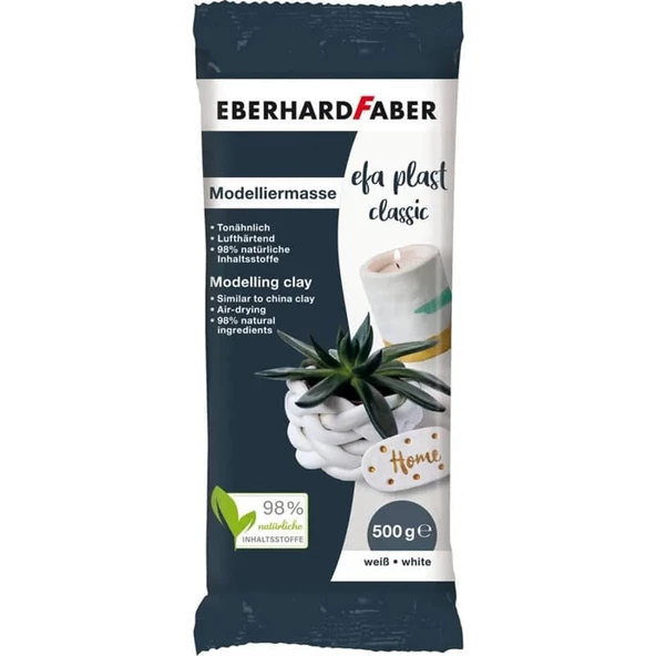 Eberhard Faber Efa Plast Classic Saramik Hamuru 500 gr Beyaz ürün görseli