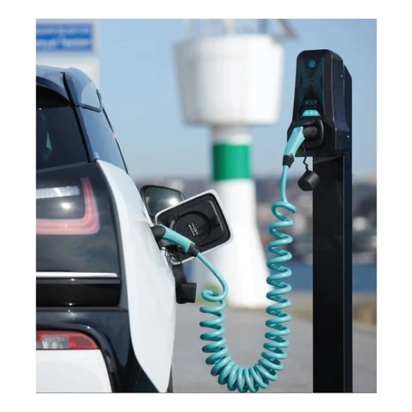 Volti Elektrikli Araba Tip-2 Spiral Şarj Kablosu 22 KW 32A Tip-2  Trifaze - 2