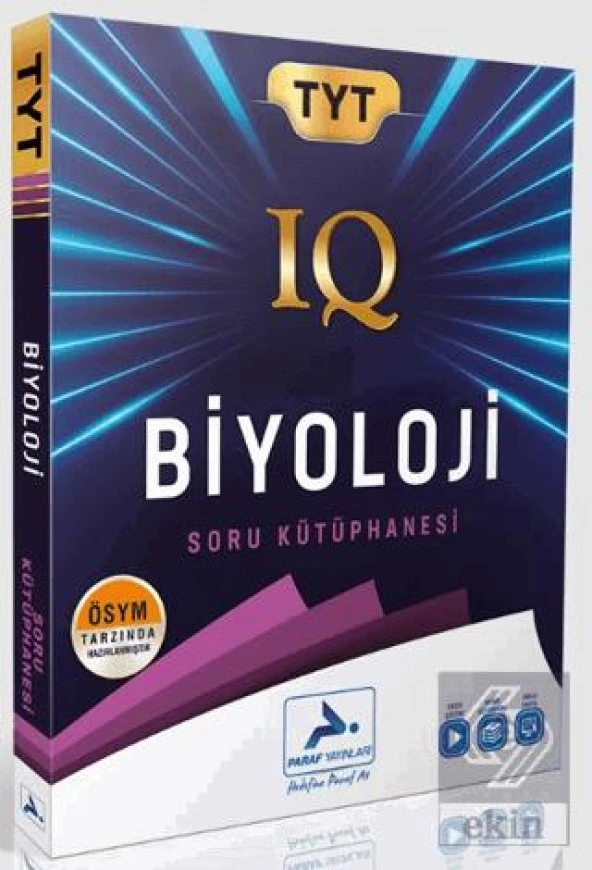 TYT IQ Biyoloji Soru Kütüphanesi PRF Yayınları
