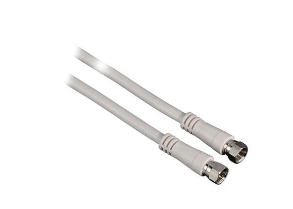 Belkin BLK-F3Y069bf5M-WHT Beyaz 5m C,SATELLITE,FTYPE,M/M,75dB Anten Kablosu