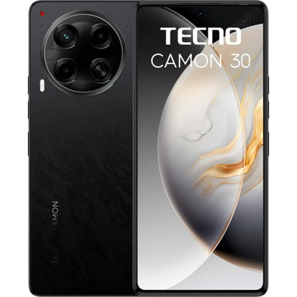 Tecno Camon 30 256 GB 12 GB Ram Siyah  (Tecno Türkiye Garantili)