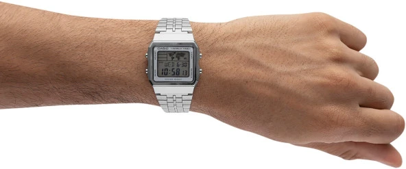 Casio A500WA-7DF Erkek Kol Saati - 4