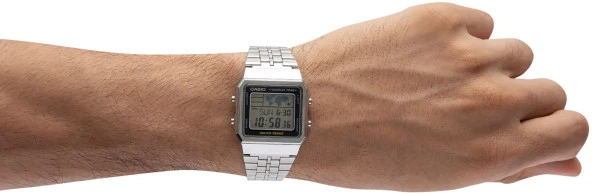 Casio A500WA-1DF Erkek Kol Saati - 4
