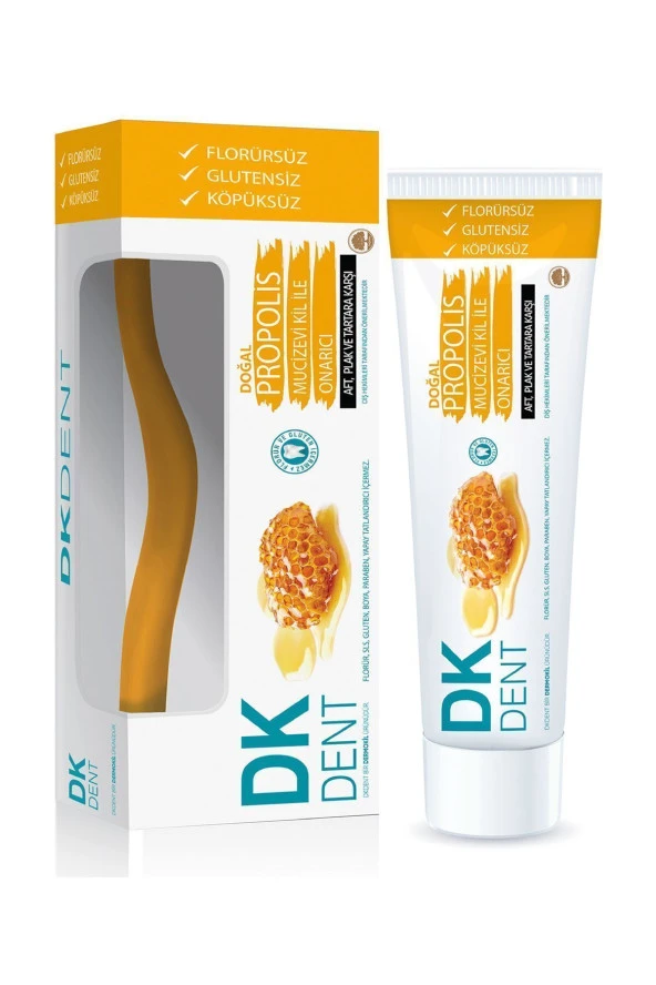 Dk Dent Propolis Onarıcı Diş Macunu Diş Fırçası 75 ml 8697916000051