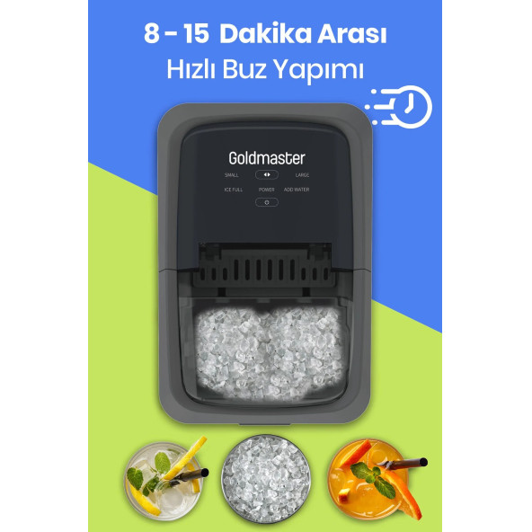 GOLDMASTER BUZ YAPMA MAKİNESİ 2.2L - 2